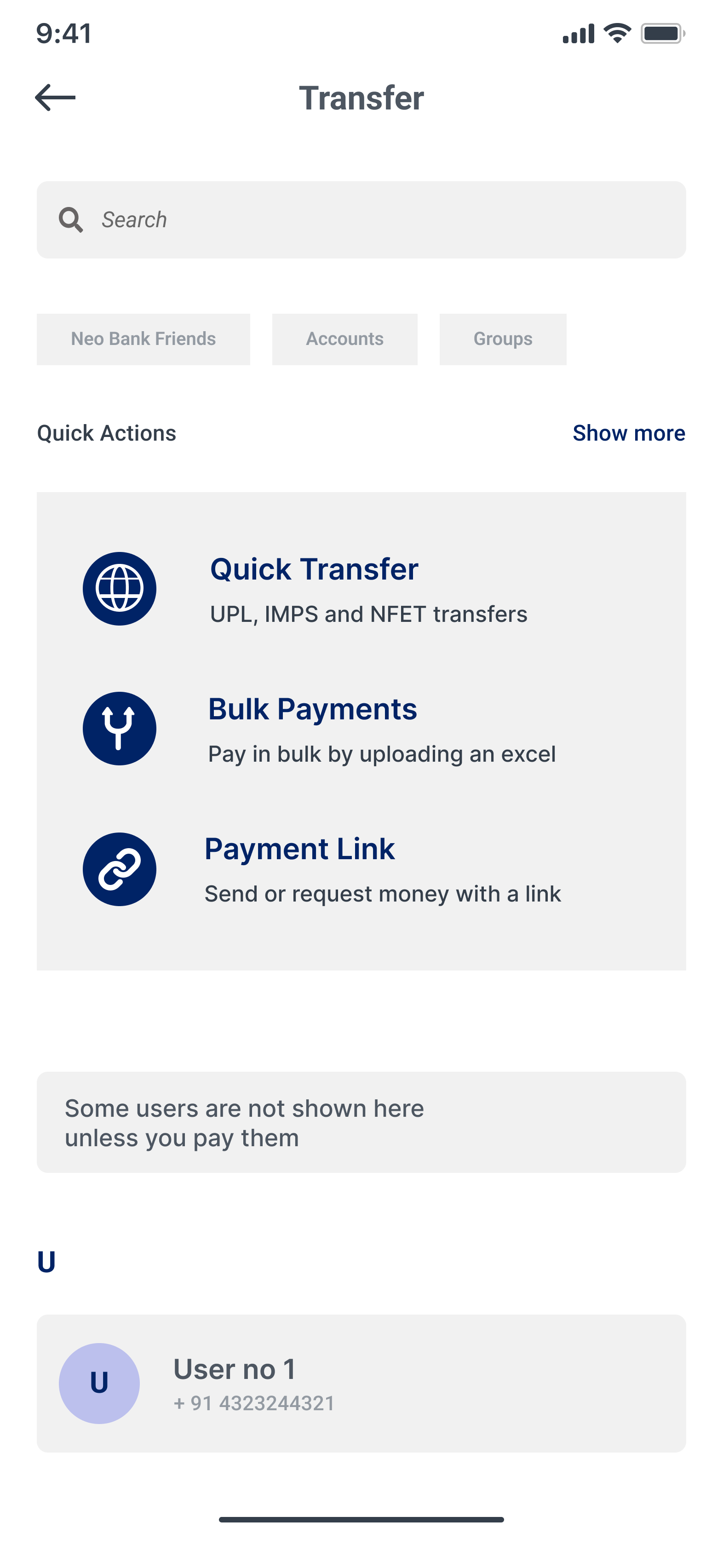 Bank Transfers