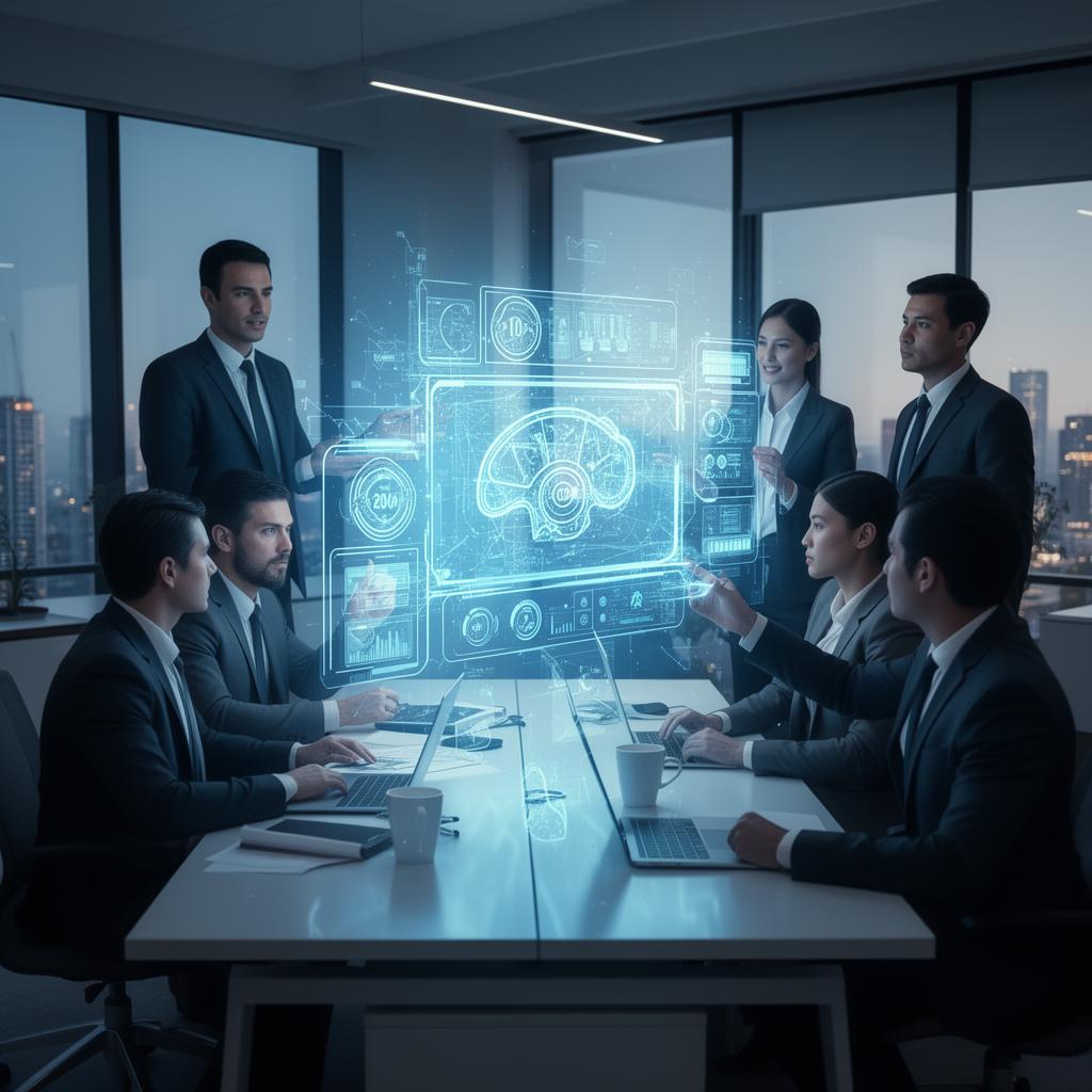 Mascons team collaborating on fintech and AI solutions